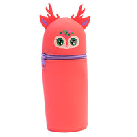 Retractable Unicorn Silicone Pencil Case with Zipper