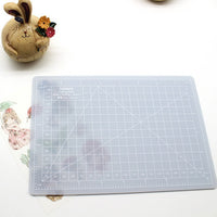 Junesix Translucent Self-Healing Cutting Mat for Crafts and Hobbies