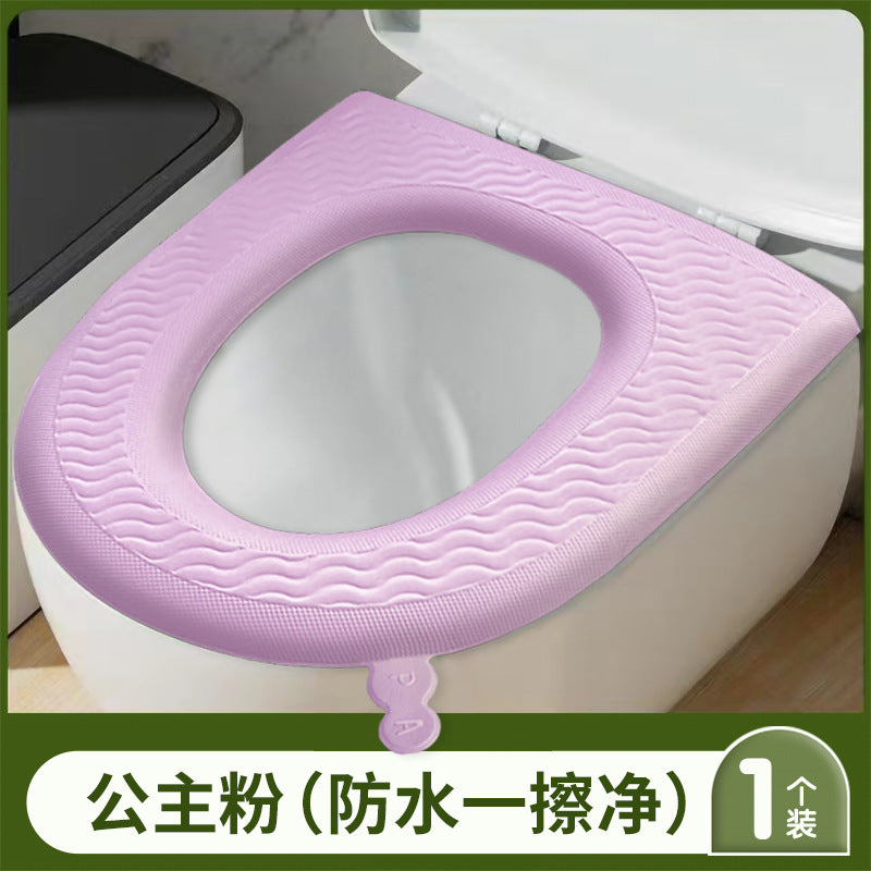 Silicone Toilet Seat Cushion, Waterproof and Antibacterial, Universal for All Seasons