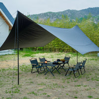 Outdoor Camping Sunshade Tarp - Waterproof, Windproof, UV Protection Hexagonal Oxford Cloth Shelter