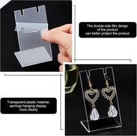 L-Shaped Acrylic Earring Display Stand for Retail Stores