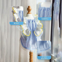 Cat Summer Thin Princess Dress for Kittens and Small Cats, Sleeveless Vest Style