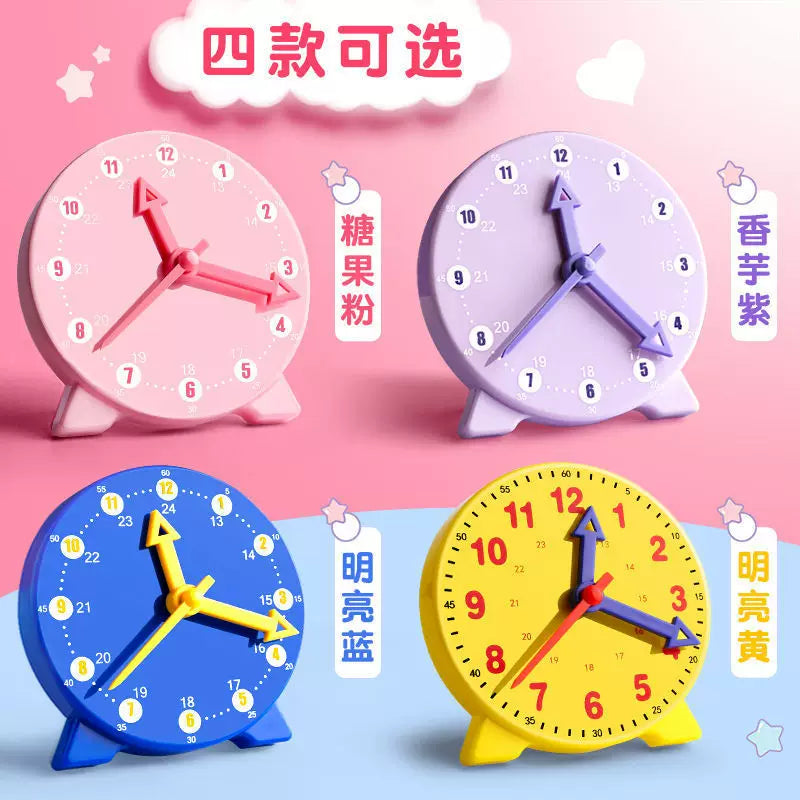 Kids' Montessori Math Clock Model for Time Learning and Recognition