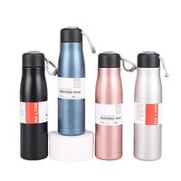 304 Stainless Steel Insulated Water Bottle with Carrying Rope for Sports & Outdoors