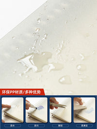 A4/B5/A5 Transparent Loose Leaf Binder for Documents and Notebooks, 20/26/30-Hole