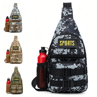 Multifunctional Fishing Lure Bag, Waterproof Shoulder Chest Pack for Outdoor Sports