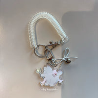 Fairy Kitten Heart Keychain for Car Keys, Bags, and Gifts
