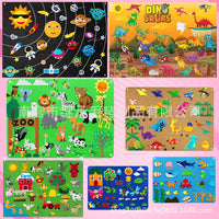 3D Felt Busy Board Storytelling Play Set for Kids - Educational Farm Animal & Arctic Themes