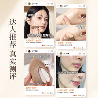 Marshmallow Soft Makeup Sponge Blender with Storage Case and Foundation Brush Set