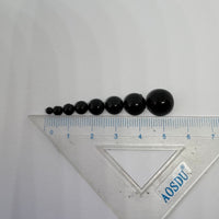 Black Flat Safety Eyes for Plush Toys and DIY Dolls