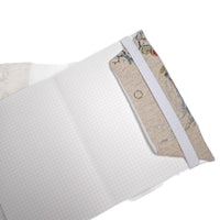 Adjustable Fabric Book Cover for Notebooks and Journals