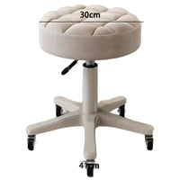 Adjustable Swivel Salon Stool with Wheels for Beauty Parlor, Hair Salon, Nail Tech, and Home Use