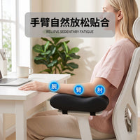 Memory Foam Armrest Pads for Office, Gaming, and Computer Chairs - Elbow Support and Armrest Covers