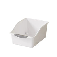 Slanted Opening Storage Basket with Wheels for Kitchen Cabinet Organization