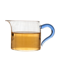 Thickened Heat-Resistant Glass Gongdao Bei Tea Pitcher with Handle, 280ml