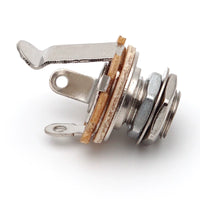 6.35mm Mono Jack Socket for Electric Guitar Bass, Copper Output Jack