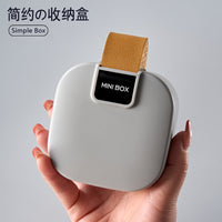 Portable Electronic Organizer Box for Cables, Chargers, and Earbuds