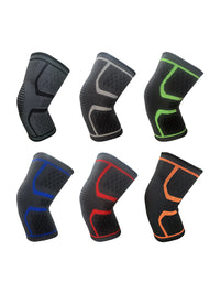 Compression Knee Brace with Pressure Strap for Sports, Running, Cycling, and Fitness