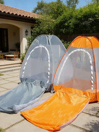 Outdoor Pop-Up Mosquito Net Tent for Camping and Meditation, Single Person, Anti-Insect Screen House