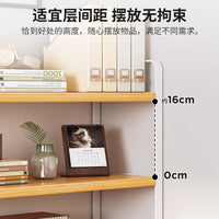 Desktop Storage Shelf Bookcase Multi-layer Desk Organizer for Dorm Office Cosmetics