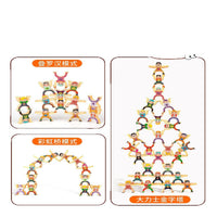 Strongman Stacking Game Building Blocks for Babies and Toddlers, Educational Stacking Figures Toy