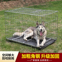 Heavy-Duty Foldable Pet Cage for Dogs, Cats, Rabbits, Pigeons, Chickens, and Ducks - Indoor Home Use with Tray