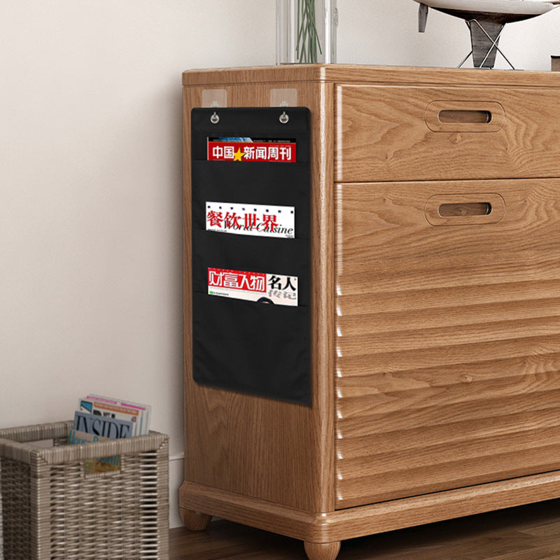 Oxford Cloth Wall/Door Hanging File Organizer with Multi-Pocket Storage for Books, Magazines, and Documents