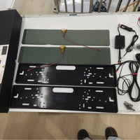 European Standard License Plate Frame with Black Film for Electric Vehicles