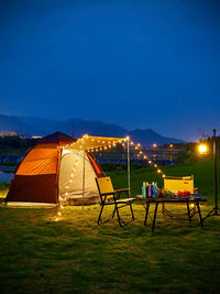 Wolf Totem Automatic Hexagonal Camping Tent, Waterproof UV Protection, Portable for Family Outdoor Activities