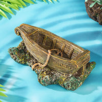 Mediterranean Style Resin Lighthouse Ornament for Home and Aquarium Decor