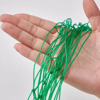Green Polyethylene Plant Trellis Netting for Climbing Plants, Garden Support Mesh with Locked Edges
