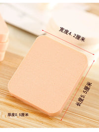Disposable Makeup Sponge for Liquid Foundation, Wet & Dry Use, Non-Absorbent, Expands When Wet