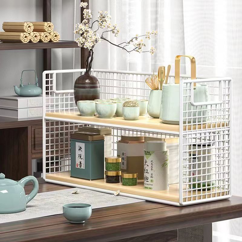 Ins Multi-layer Cup Holder Storage Rack Desktop Teapot Water Cup Coffee Mug Organizer