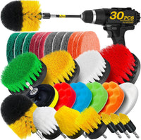 Electric Drill Brush Cleaning Kit for Home, Floor, Car Surfaces
