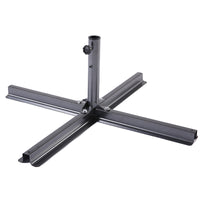 Outdoor Patio Umbrella Cross Base Stand for Garden and Deck