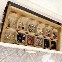 Felt Drawer Organizer Tray for Desk and Jewelry Storage, Multi-functional Divider Box