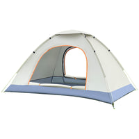 Automatic Pop-Up Camping Tent with UV Protection and Mosquito Net for Outdoor Beach Park