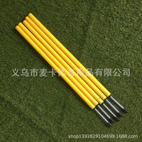 2-in-1 Soccer Corner Flag Pole Set - Ground Insert & Water-Fillable Base Options for Outdoor Training
