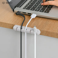Self-Adhesive Desktop Cable Organizer Clips for Car and Home