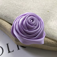 Korean Style Fabric Rose Brooch Pin for Women, Versatile Silk Flower Corsage for Clothing and Hair