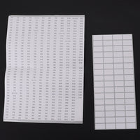 Detachable Storage Box with 36 Grids, Transparent Plastic Bobbin Set for Cross Stitch Thread Winding Boards