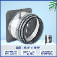 Kitchen Range Hood Exhaust Backdraft Damper Valve with ABS Buckle for Bathroom Ventilation
