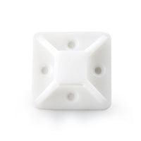 Self-Adhesive Cable Tie Mounts with Suction Cup Base for Wire Management