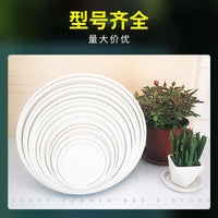 Thickened Round Plastic Plant Pot Saucer for Drainage and Water Collection