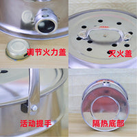 Portable Charcoal Grill and Heater for Home and Outdoor Use