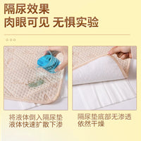 Waterproof Washable Cotton Baby Diaper Changing Pad for Cribs and Beds, Breathable and Reusable