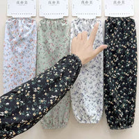 Women's Loose Fit Ice Silk Sun Protection Arm Sleeves for Cycling & Outdoor Driving