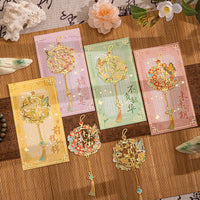 Butterfly Dream Tassel Bookmark, Chinese Style Hollow Metal Bookmark with Gift Box
