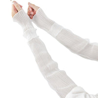 UV Protection Cooling Arm Sleeves for Women - Thin Ice Silk Sun Protection Arm Covers