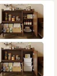 Sideboard Cabinet Storage Unit for Living Room, Coffee Machine Table, and Bar Counter